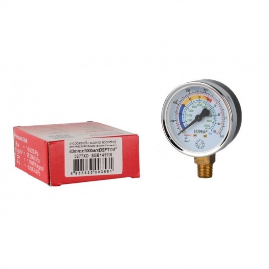 เกจวัดแรงดันแบบแห้ง SUMO เกจวัดแรงดันแบบแห้ง SUMO